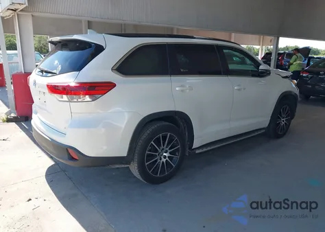 2018 Toyota Highlander Se из США, поврежденный, VIN 5TDKZRFH9JS531129